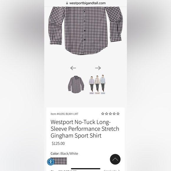 Men’s Casual button down No Tuck by Westport 3XT - Picture 5 of 6